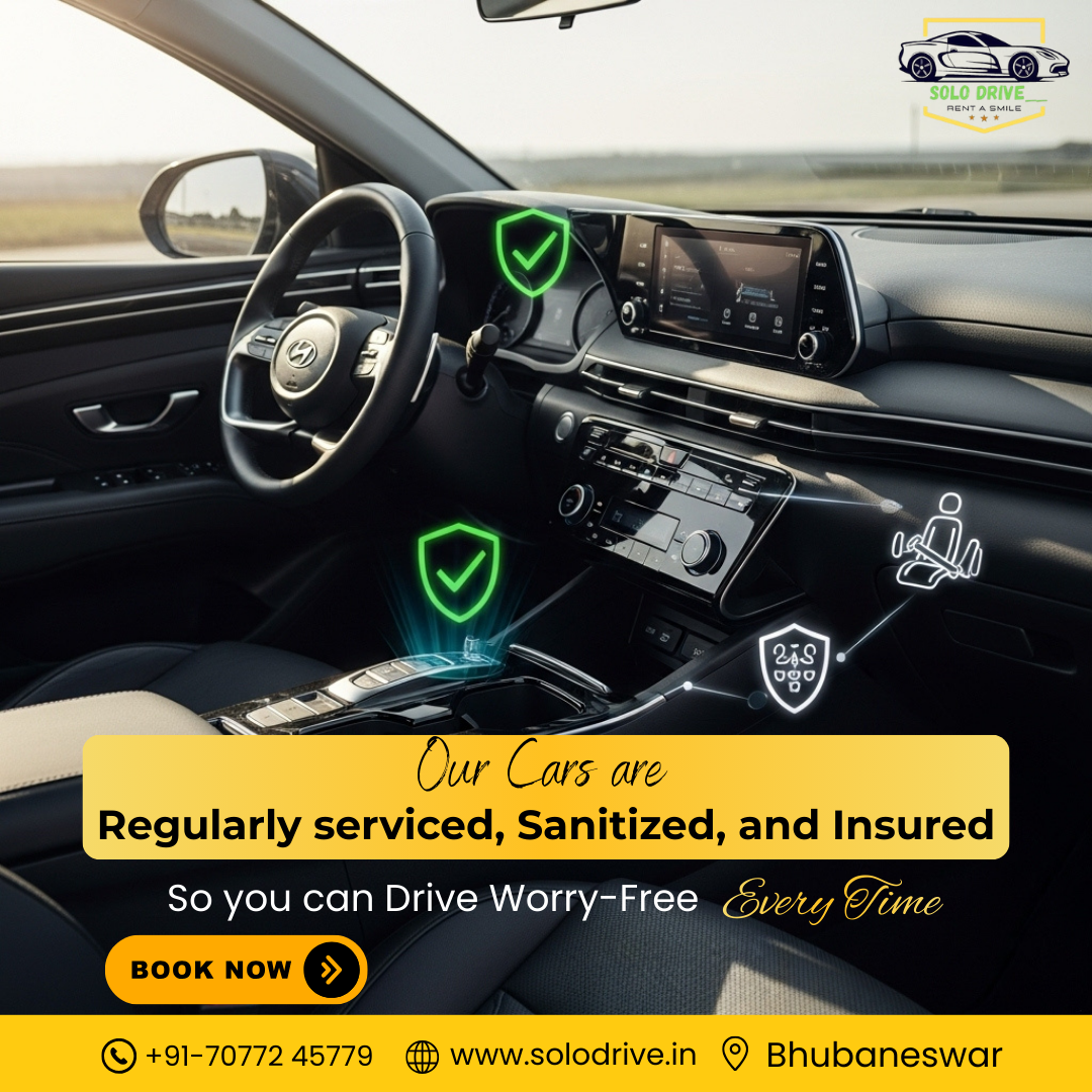 Regularly serviced, Sanitized, and Insured